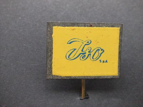 Iso S.p.A. Italiaans automerk logo geel